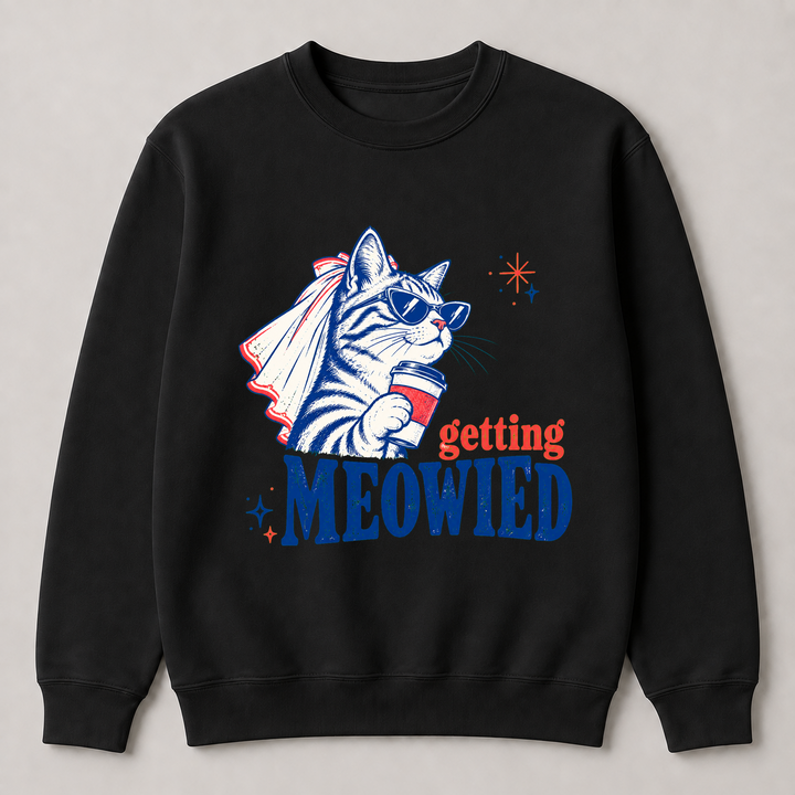 getting meowied – Gildan 18000 Sweatshirt