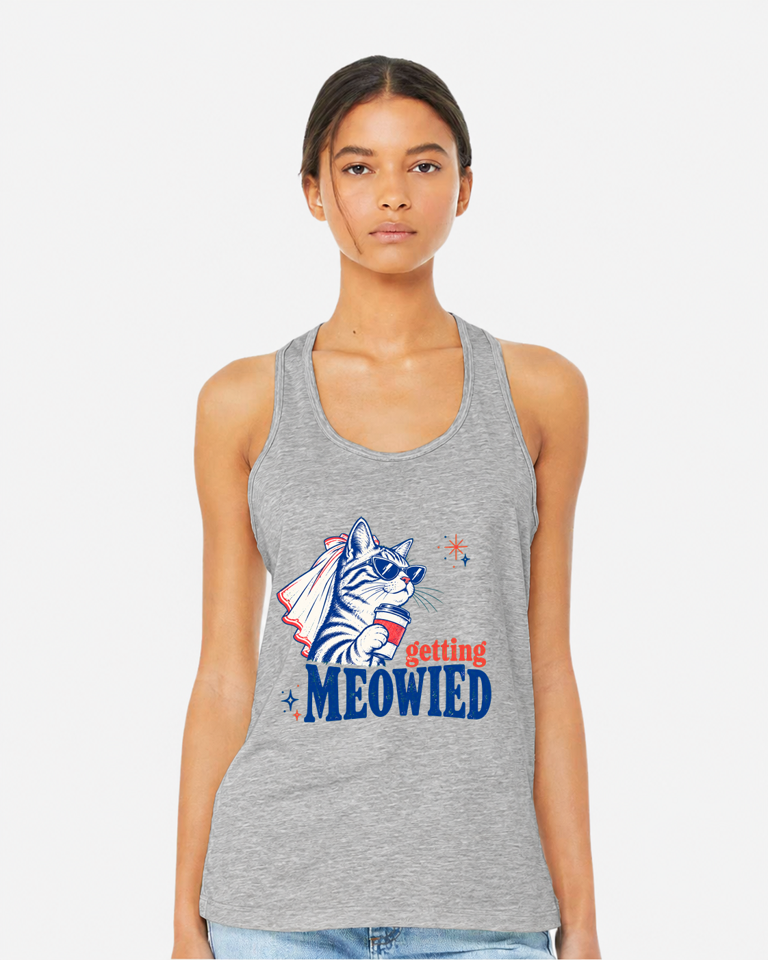 getting meowied – Bella Canvas 6008 Racerback Tank